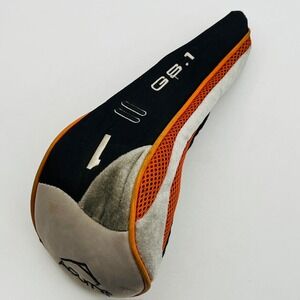 Acuity GS.1 Driver Headcover Black Grey Orange Mesh Zip Closure Golf Club Cover